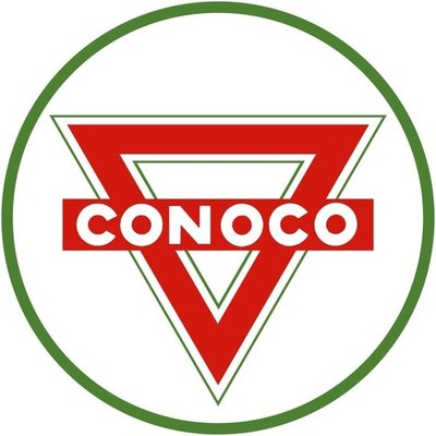 Continental Oil Co. CONOCO Gasoline NEW Metal Sign 18'' Dia. Round USA STEEL