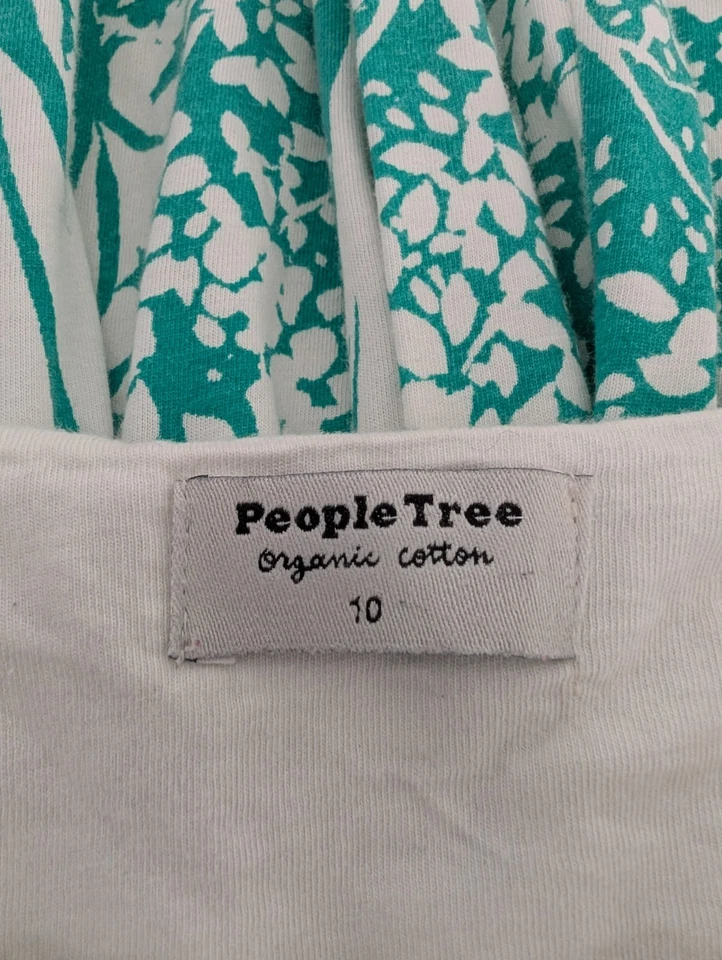 *GUTER ZUSTAND* grünes Kleid von People Tree, Bio-Baumwolle, Größe: 38 (EU) - Bild 3 von 4