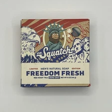Dr. Squatch Freedom Fresh V2 Limited Edition Natural Soap Independence Day USA