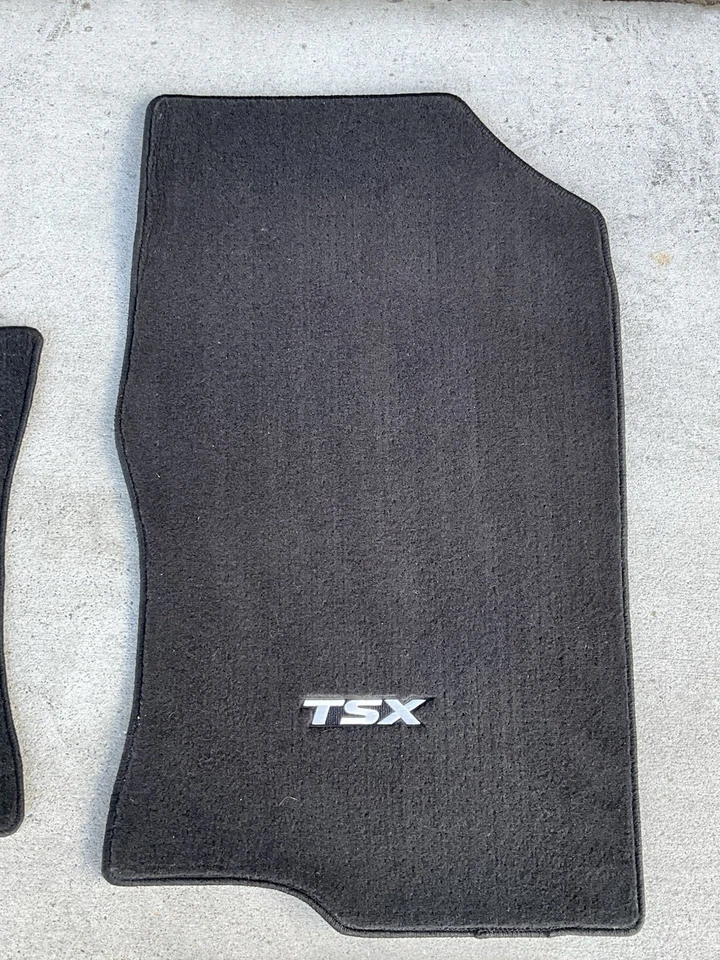 Juego completo de alfombrillas negras Acura TSX 2009-2014 OEM usadas Foto 4 de 4