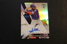 2018 Topps Finest - Rookie - Auto - Refractor - Amed Rosario - Card # FA-AR