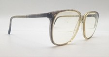 Vintage Rodenstock Gray Translucent Oval Sunglasses FRAMES ONLY