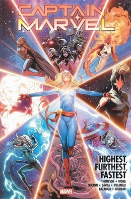 Captain Marvel: Highest, Furthest, Fastest Omnibus by Kelly Thompson Hardcover B