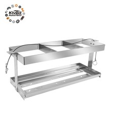 Aluminum Trailer-Mount Race Fuel Jug Holder -For Three 5 Gallon Fuel Containers