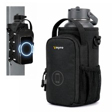 Magnetic Gym Bag with strong Magnetic Phone Holder - Gym water bottle bag hol...