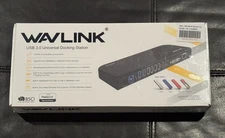 Wavlink WL-UG39DK1 Dual 2K USB 3.0 Universal Docking Station (New, Sealed)
