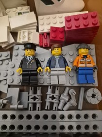 LEGO City: Passenger Plane (3181) Missing 1 Sticker, Otherwise Complete W Figs