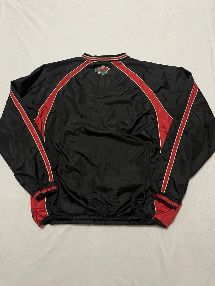 Vintage Minnesota Wild Windbreaker Jacket NHL G-lll Mens 2XL Rare 90’s Hockey - Image 2 of 4