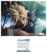 Cody Christian 'Final Fantasy' Signed 8x10 Photo 'Cloud Strife' ACOA