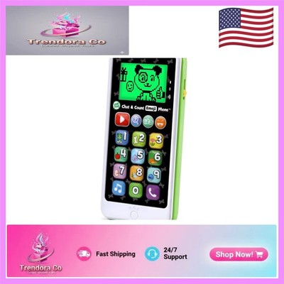 Green Emoji Phone for Kids - Interactive Chat & Count Toy, Ages 18 +