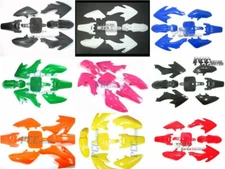 Plastic Fender Kit CRF50 XR50 SSR Honda Black Red Blue Pink Green Yellow White