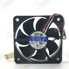 AVC C6010T12H 6010 DC12V 0.1A 6CM 3-Pin Slim & Mute Cooling Fan