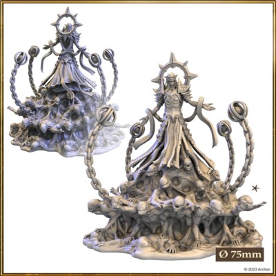 KAOZ THE SOUL HARVESTER MINIATURE/WORLD OF DEUSLAIR/DUNGEONS