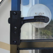 Metal RV Screen Door Latch Right Hand Handle Replacement Kit - Zinc Alloy Hinge 