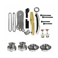 Timing Chain Kit With VVT Cam Phaser for Ford F-150 Lincoln MKX 3.5L 2011-2017