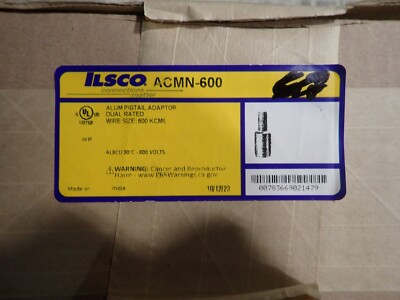 1 NEW ILSCO ACMN-600 Aluminum Pigtail Adaptor 600KCMIL AL9CU 600v