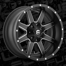 20 Inch Black Wheel Rim Lifted Dodge Ram 1500 Fuel Offroad D538 Maverick 20x10