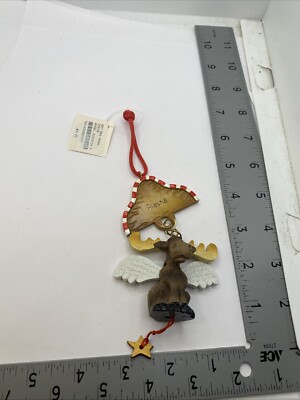 Alaska Angel Moose Ornament Peggy Kupper Artist 46B-1153J