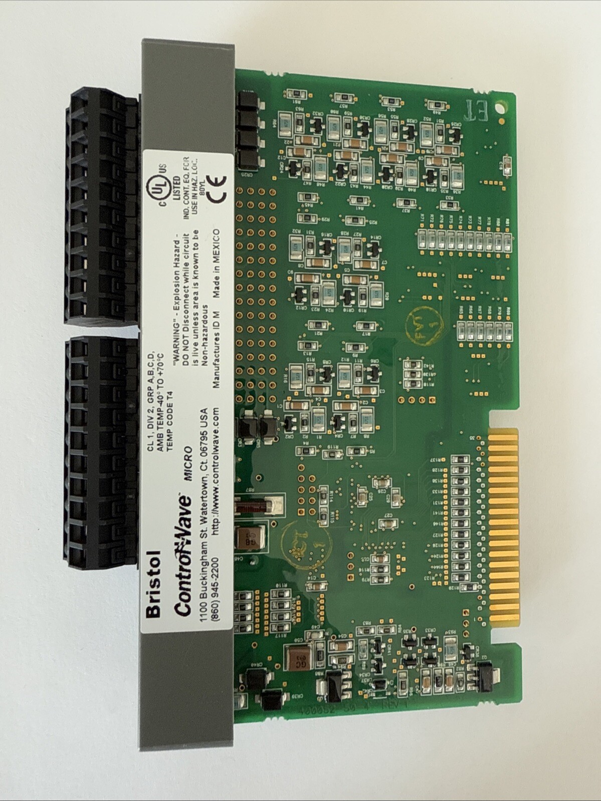 Bristol Babcock ControlWave Micro DI 16 point Module 396571-02-6, New ...