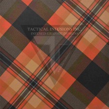 Kydex Infused Orange Plaid Kydex Approx 7 7/8" x 7 7/8"
