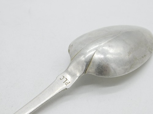 Irish George IV Sterling Silver Crested Tablespoon Antique 1828 Dublin - Picture 5 of 5
