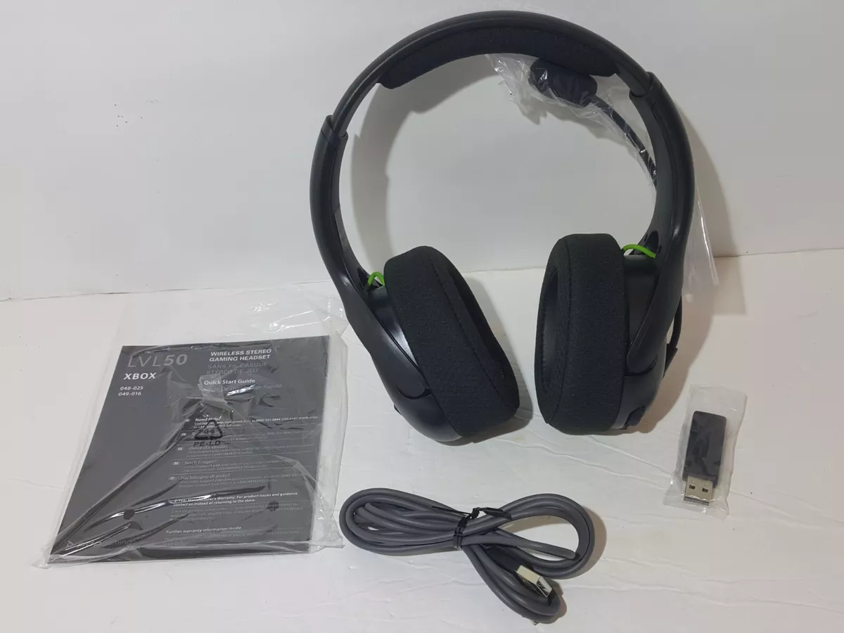 PDP Gaming LVL50 Wireless Stereo Headset with Noise Cancelling Microphone:  Black - Xbox One