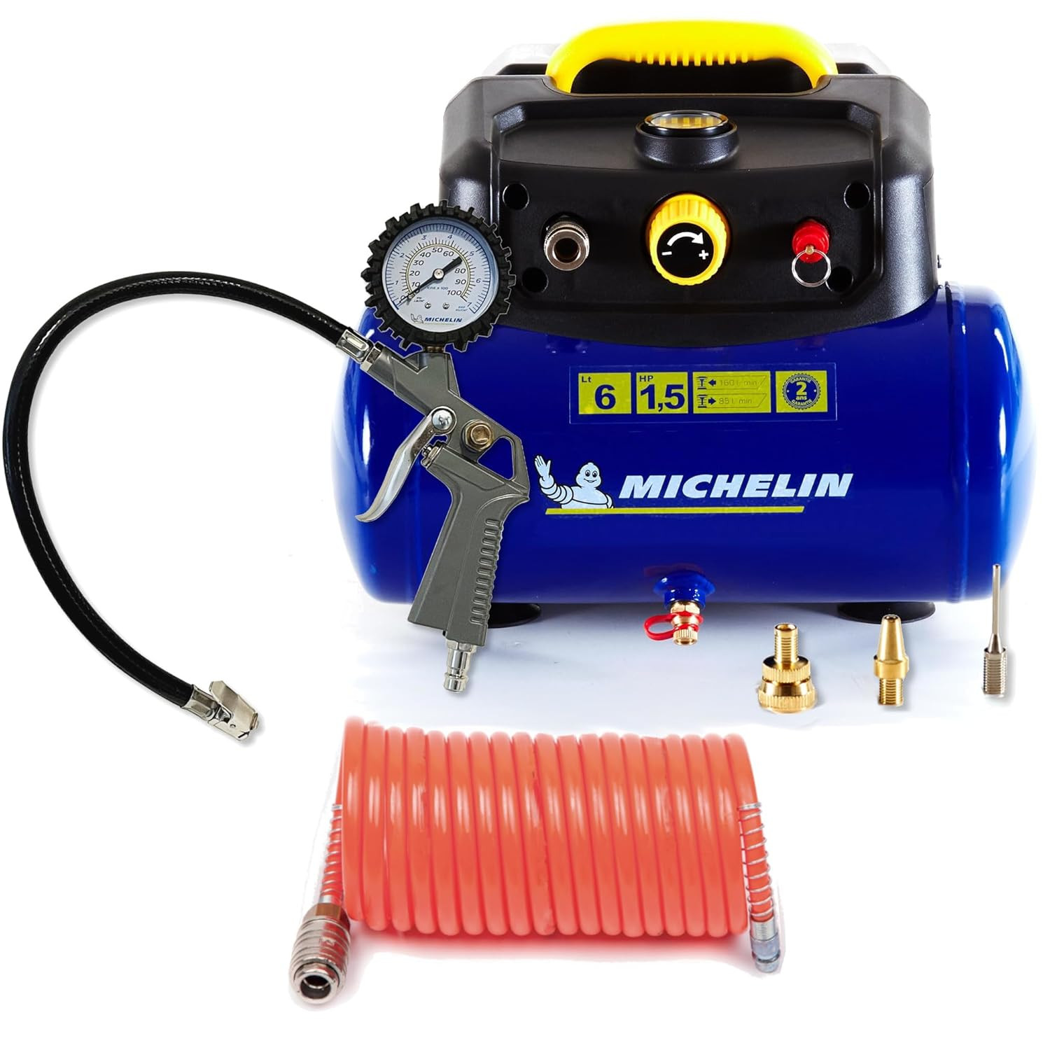 Compresseur portable MBL6 6L sans entretien pour gonflage facile