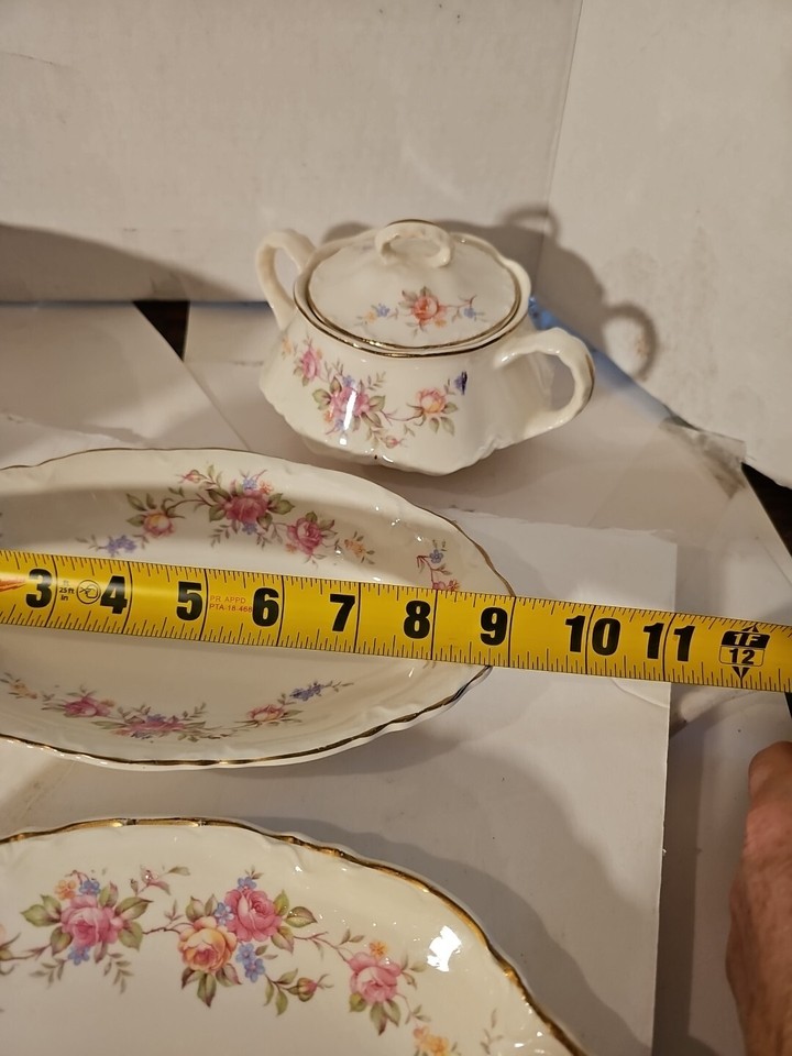 VTG 1950 HOMER LAUGHLIN VEGETABLE BOWL VIRGINIA ROSE SERVING BOWL Lot