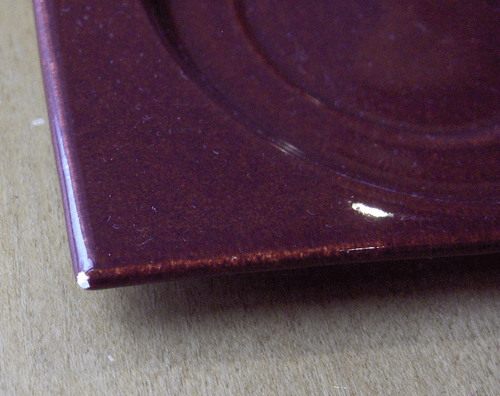 Metlox RARE Pintoria square saucer set~Prouty dinnerware~1930s~multicolors-NR - Picture 4 of 11