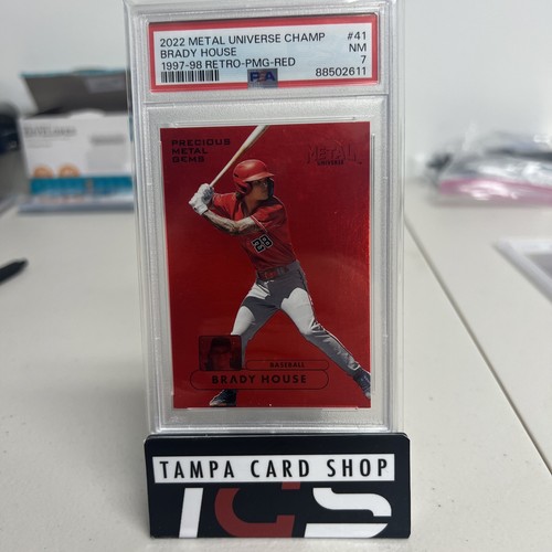 2022 Metal Universe Red PMG Brady House Card #41 47/100 PSA 7