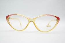 Vintage Zeiss 3176 Brown Multicolored Oval Glasses Frame Eyeglasses NOS