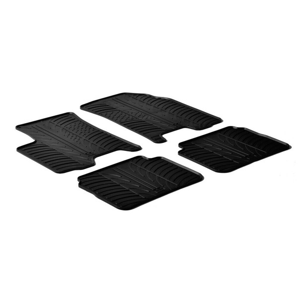 Set FußMatten Nach Maß Aus Gummi FüR Daewoo Kalos 2002-2008-image