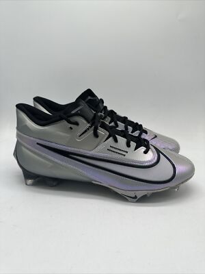 Nike Vapor Edge Elite 360 2 Football Cleats Smoke Grey Black DA5457-002 Size 12 Nike Vapor Edge Elite 360 2 Grey Black Football Cleats Size  main image 3