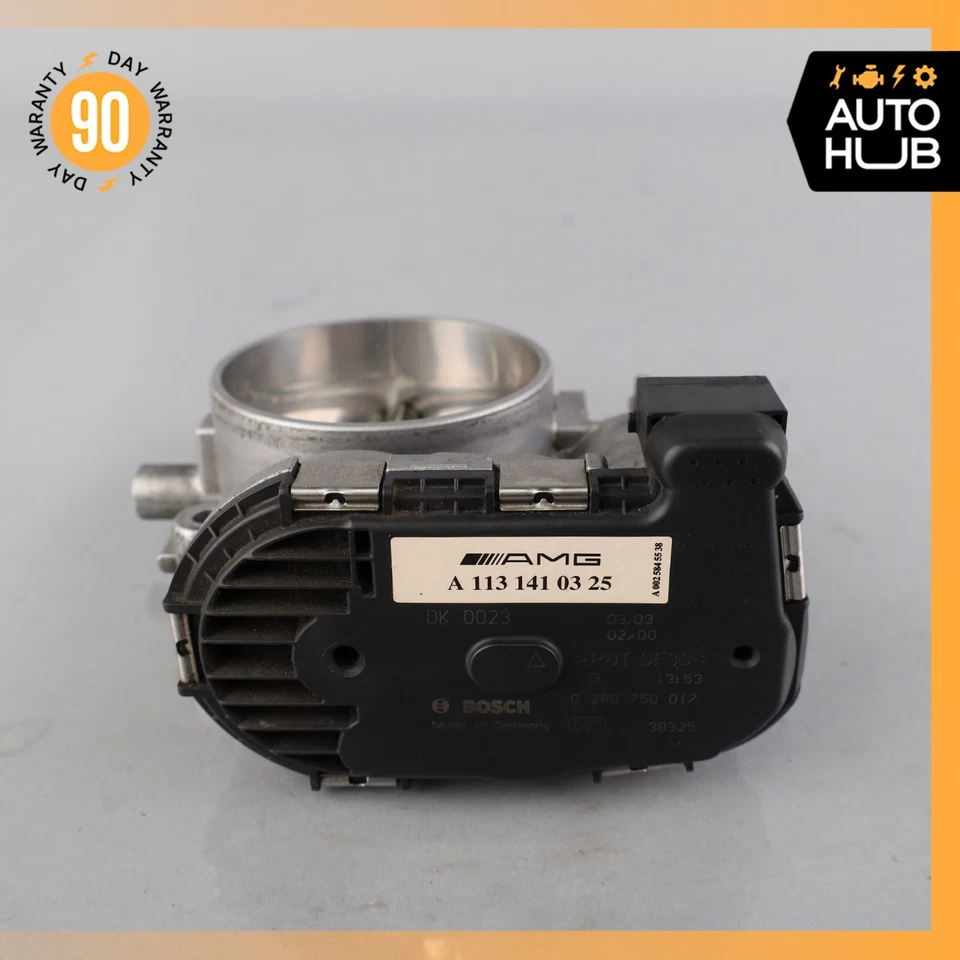 03-11 Mercedes W215 CL55 SL55 G55 AMG carrocería del acelerador supercargador compresor OEM Foto 4 de 4