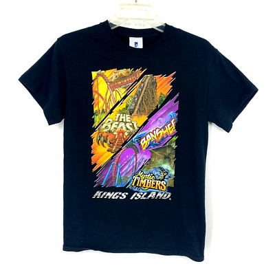 Kings Island Ohio Roller Coaster T Shirt Beast Banshee