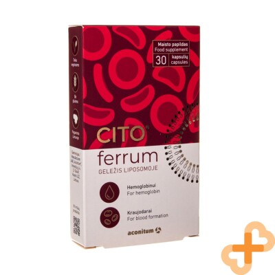 BIOFERA CITO FERRUM Eisen in Liposomen 30 Kapseln Für Blutbildung