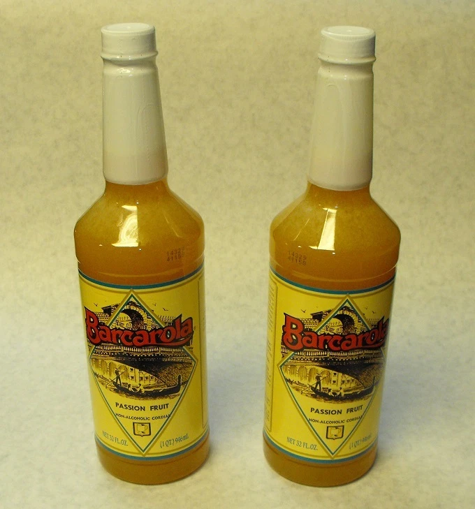 (2 Pack) Gourmet PASSION FRUIT SYRUP 32oz Drink & Italian Soda Flavor