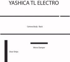 Yashica TL Electro Light Seal Kit