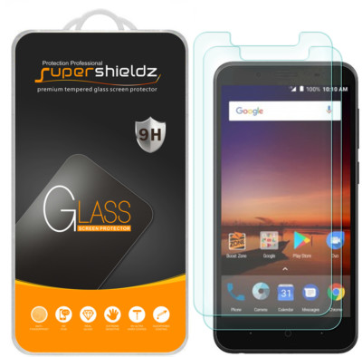2X Supershieldz for ZTE Avid 4 Tempered Glass Screen Protector Saver
