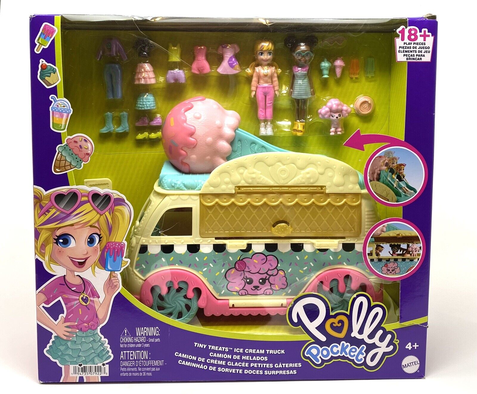 Polly Pocket Shopping Doces Surpresas Playset - Mattel