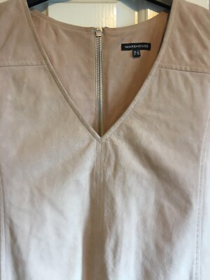 Warehouse Leather Dress Size 12 | eBay