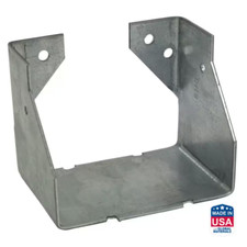 Simpson Joist Hanger 4x4 Face Mount Concealed Flange Galvanized Steel 14Ga
