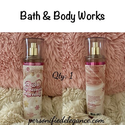 NEW Bath & Body Works Bright Christmas Morning Fine Fragrance Body Mist Full Sz