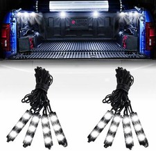 Nilight 8pcs Cargo Truck Bed Rail Light 24led Pickup Bed Car Under Side Marker