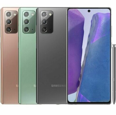 Samsung Galaxy Note 20 5G SM-N981B/DS Dual SIM 256GB 8GB Unlocked Phone Open Box