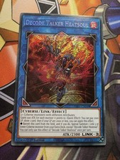 Yugioh! Decode Talker Heatsoul Secret Rare - RA01-EN048 1st Edition - Englisch