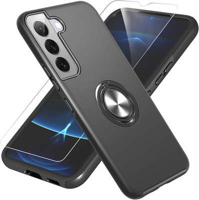 for Samsung Galaxy S22+ Plus Case Built in Kickstand Screen Protector Full Body
