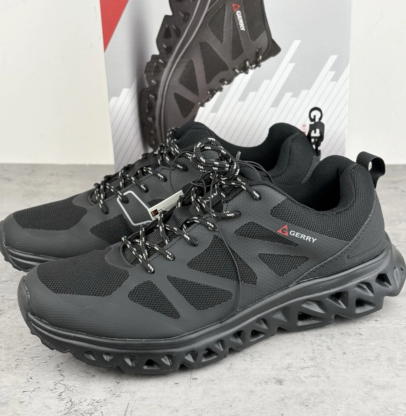 Gerry Men's Speed Trail Lace-Up Shoes Black Size 10 New In Box
Opens in a new window or tab