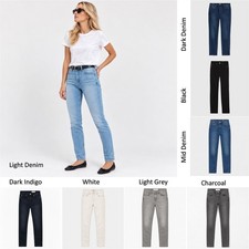 Womens M&S Lily Jean Slim Fit Stretch Mid Rise Ankle Grazer Colours