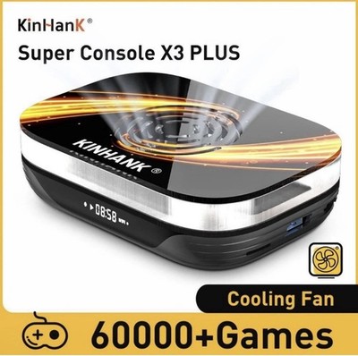 Kinhank Super Console X3 Plus Retro Game Console 60000 Games for Dc/ss/mame/arca